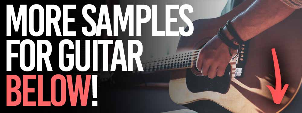 Guitar deals chord samples